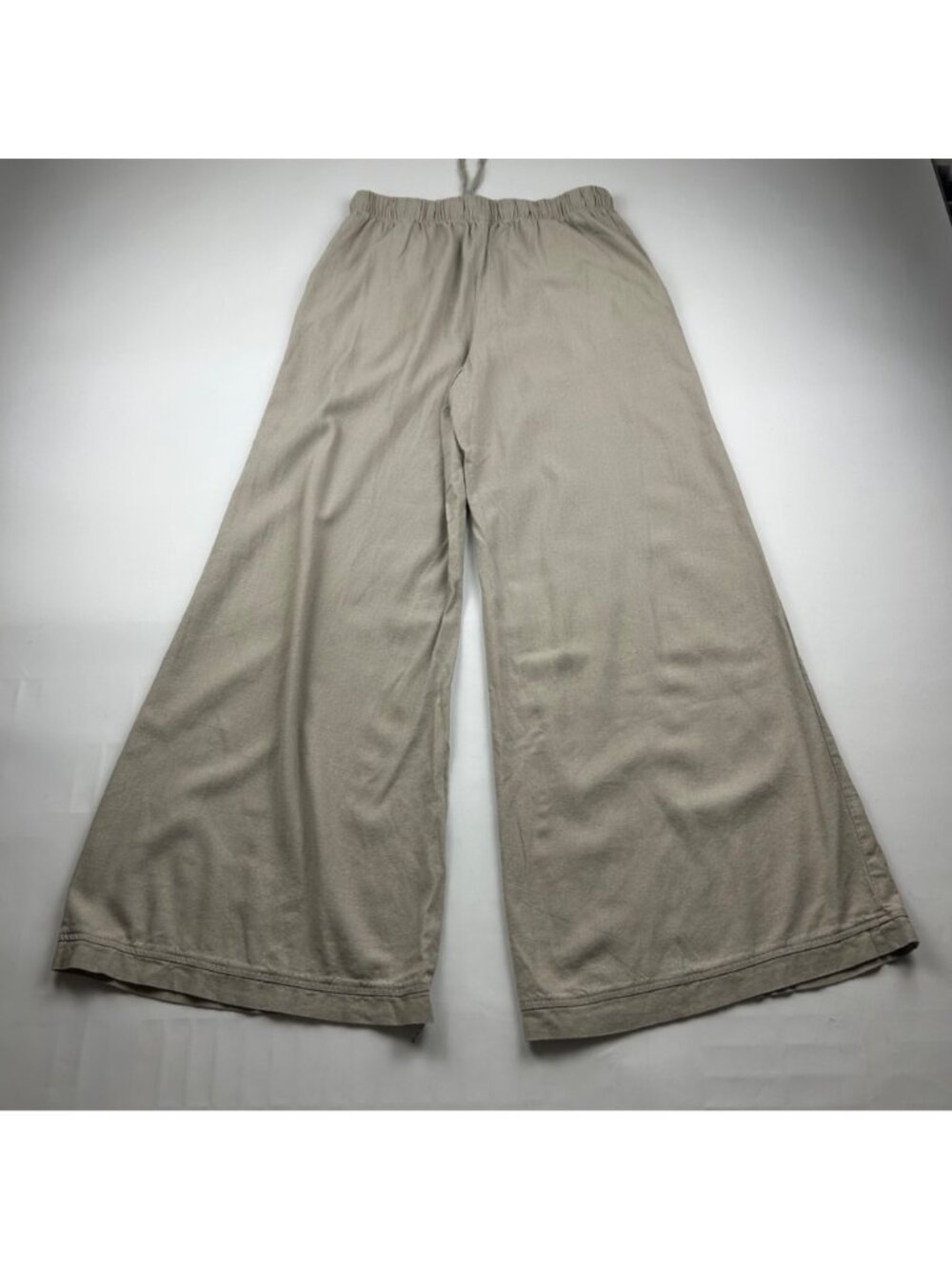 Rewash Natural Linen Blend Wide Leg Lounge Pant L - Picture 5 of 6